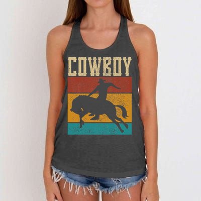 Western Outfits Nashville    Country Rodeo Cowboy Women's Knotted Racerback Tank