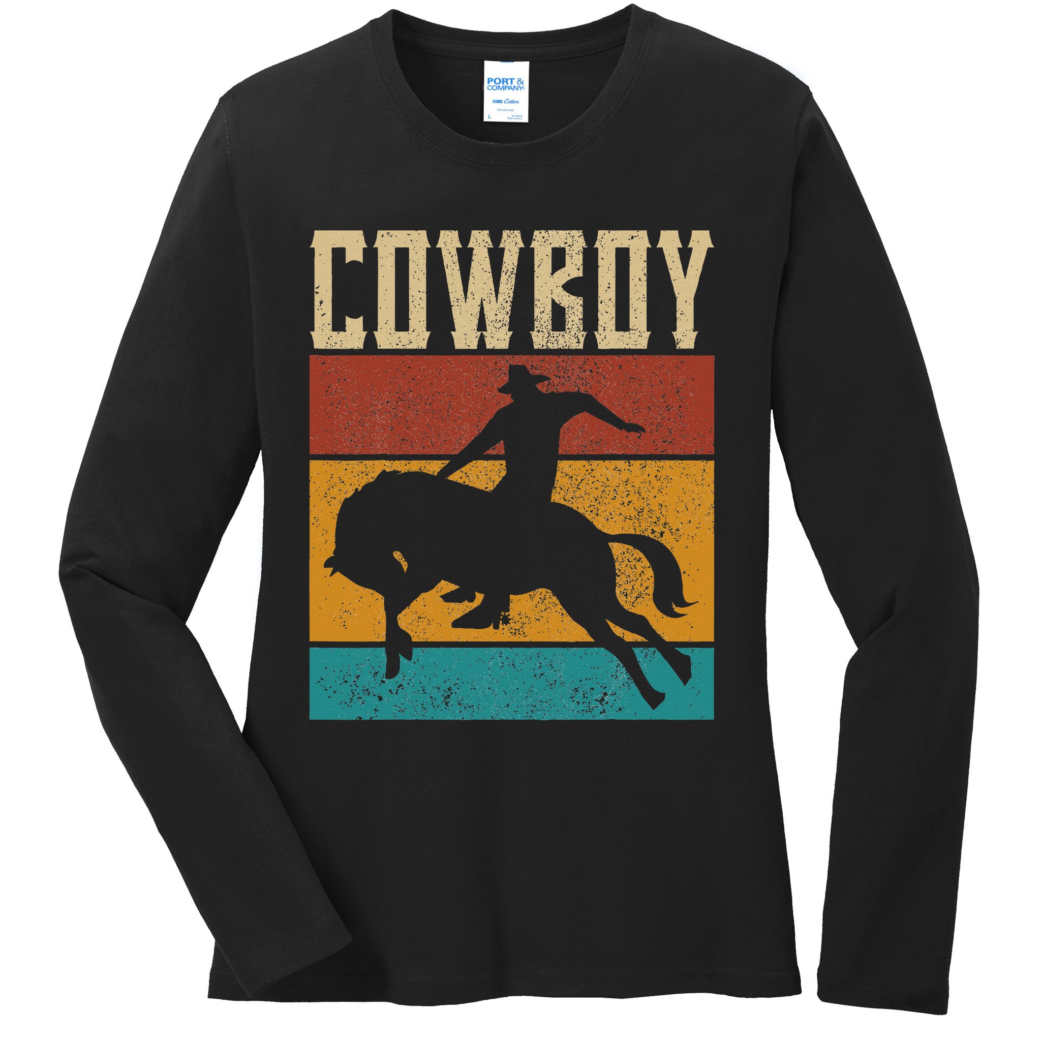 Western Outfits Nashville    Country Rodeo Cowboy Ladies Long Sleeve Shirt