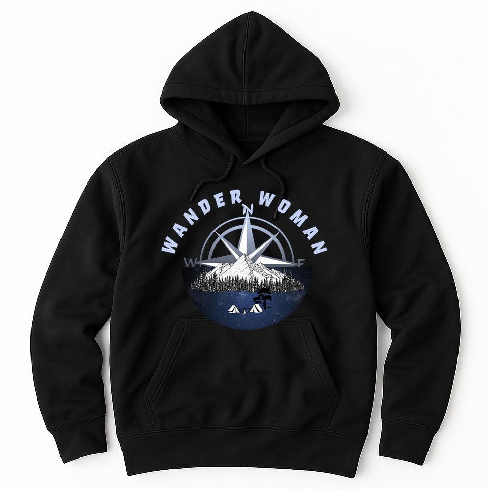 Wondar Woman Outdoors Camping Wonderer Hoodie