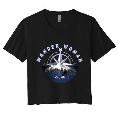 Wondar Woman Outdoors Camping Wonderer Crop Top
