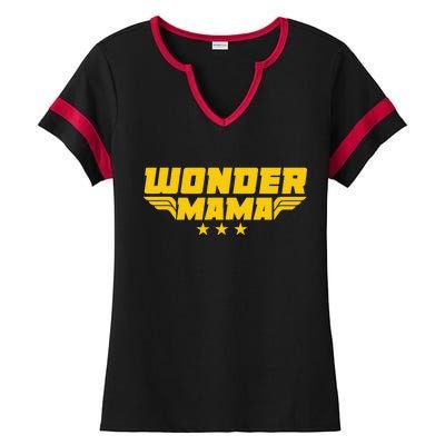 Wonder Mama Ladies Halftime Notch Neck Tee