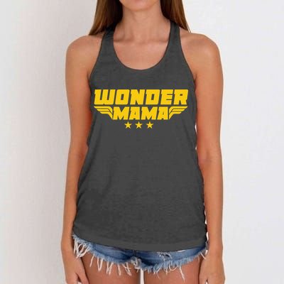 Wonder Mama Women's Knotted Racerback Tank