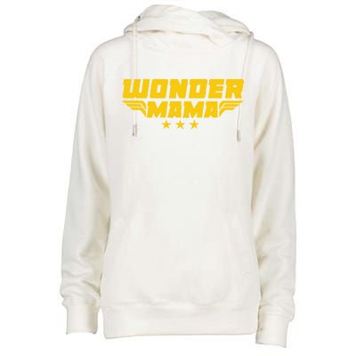 Wonder Mama Womens Funnel Neck Pullover Hood