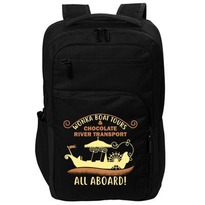 Wonka Boat Chocolate Tours All Aboard Impact Tech Backpack