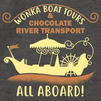 Wonka Boat Chocolate Tours All Aboard Vector Backpack