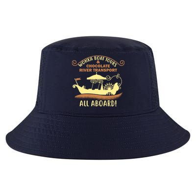 Wonka Boat Chocolate Tours All Aboard Cool Comfort Performance Bucket Hat