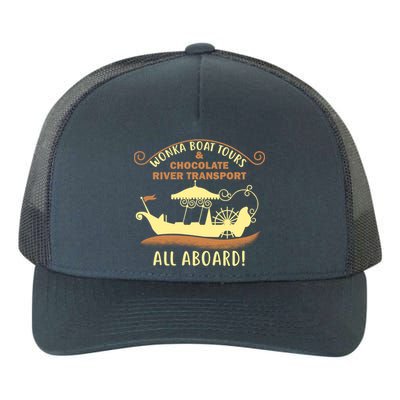 Wonka Boat Chocolate Tours All Aboard Yupoong Adult 5-Panel Trucker Hat