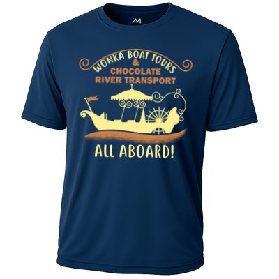 Wonka Boat Chocolate Tours All Aboard Performance Shirt
