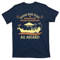 Wonka Boat Chocolate Tours All Aboard T-Shirt