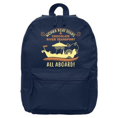 Wonka Boat Chocolate Tours All Aboard 16 in Basic Backpack