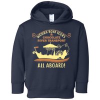 Wonka Boat Chocolate Tours All Aboard Toddler Hoodie