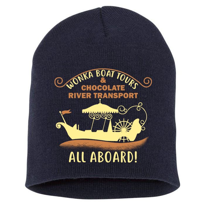 Wonka Boat Chocolate Tours All Aboard Short Acrylic Beanie