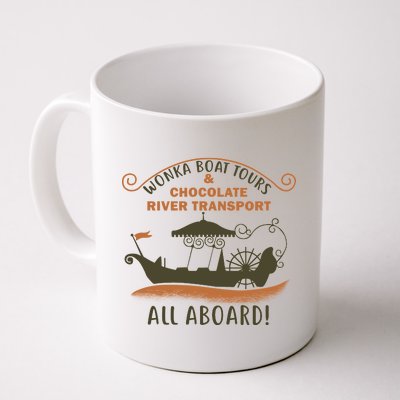 Wonka Boat Chocolate Tours All Aboard Coffee Mug