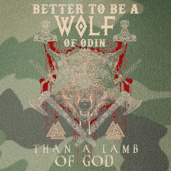 Wolf Of Odin Better To Be A Wolf Of Odin Than Legacy Tie Dye Trucker Hat