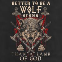 Wolf Of Odin Better To Be A Wolf Of Odin Than Cool Comfort Performance Bucket Hat