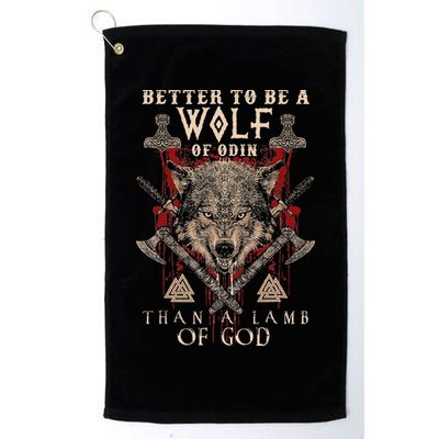 Wolf Of Odin Better To Be A Wolf Of Odin Than Golf Towel