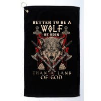 Wolf Of Odin Better To Be A Wolf Of Odin Than Golf Towel