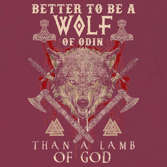 Wolf Of Odin Better To Be A Wolf Of Odin Than 16oz Travel Tumbler