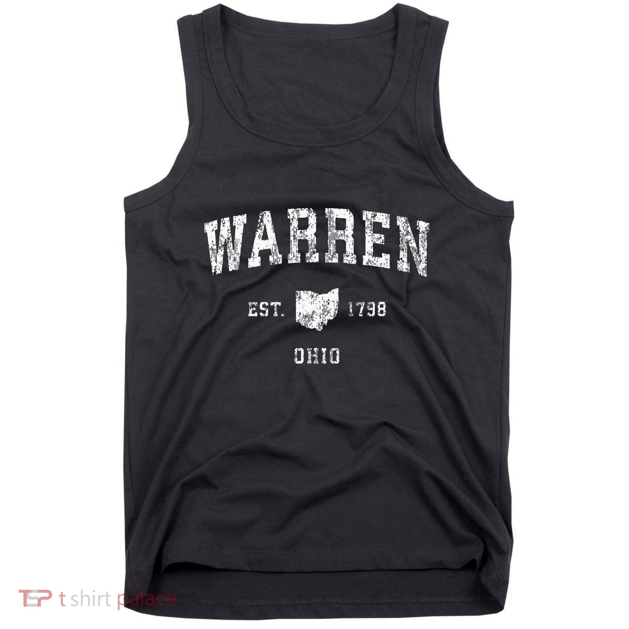 Warren Ohio Oh Vintage Athletic Sports Tank Top