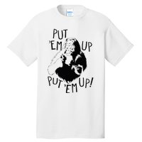 Wizard Of Oz Cowardly Lion Put Em Up Tall T-Shirt