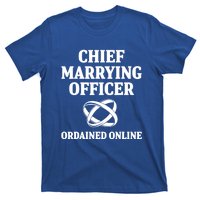 Wedding Officiant Officer Internet Ordained Minister Gift T-Shirt