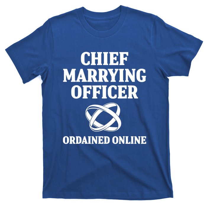 Wedding Officiant Officer Internet Ordained Minister Gift T-Shirt