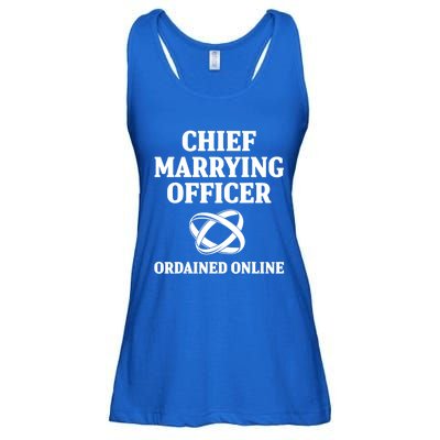 Wedding Officiant Officer Internet Ordained Minister Gift Ladies Essential Flowy Tank