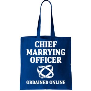 Wedding Officiant Officer Internet Ordained Minister Gift Tote Bag