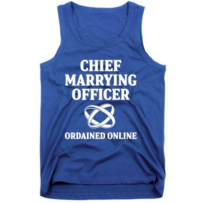 Wedding Officiant Officer Internet Ordained Minister Gift Tank Top