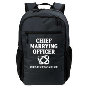 Wedding Officiant Officer Internet Ordained Minister Gift Daily Commute Backpack