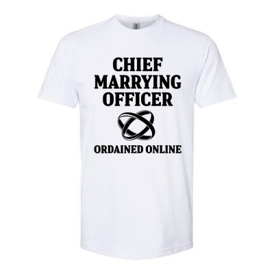 Wedding Officiant Officer Internet Ordained Minister Gift Softstyle® CVC T-Shirt