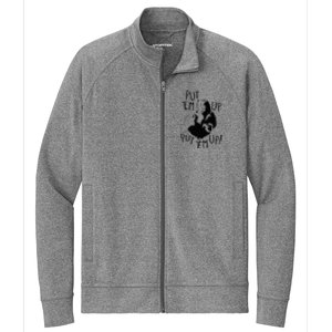 Wizard Of Oz Cowardly Lion Put Em Up Stretch Full-Zip Cadet Jacket