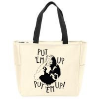 Wizard Of Oz Cowardly Lion Put Em Up Zip Tote Bag