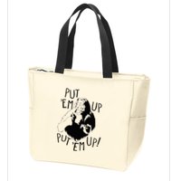Wizard Of Oz Cowardly Lion Put Em Up Zip Tote Bag