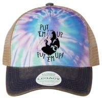 Wizard Of Oz Cowardly Lion Put Em Up Legacy Tie Dye Trucker Hat