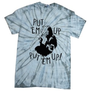 Wizard Of Oz Cowardly Lion Put Em Up Tie-Dye T-Shirt