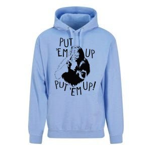 Wizard Of Oz Cowardly Lion Put Em Up Unisex Surf Hoodie