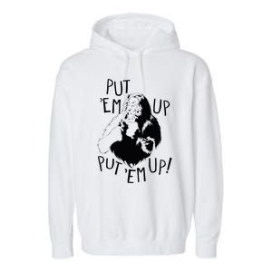 Wizard Of Oz Cowardly Lion Put Em Up Garment-Dyed Fleece Hoodie