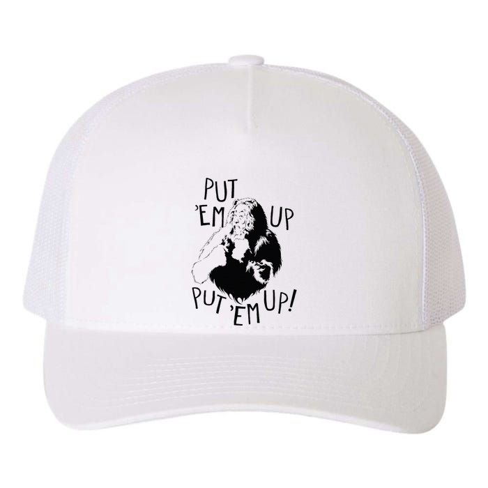 Wizard Of Oz Cowardly Lion Put Em Up Yupoong Adult 5-Panel Trucker Hat