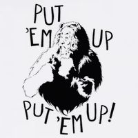 Wizard Of Oz Cowardly Lion Put Em Up Yupoong Adult 5-Panel Trucker Hat