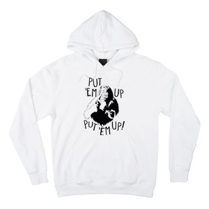 Wizard Of Oz Cowardly Lion Put Em Up Hoodie