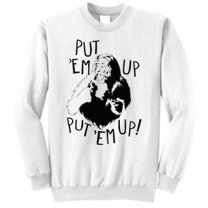 Wizard Of Oz Cowardly Lion Put Em Up Sweatshirt