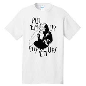 Wizard Of Oz Cowardly Lion Put Em Up Tall T-Shirt