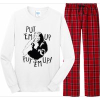 Wizard Of Oz Cowardly Lion Put Em Up Long Sleeve Pajama Set