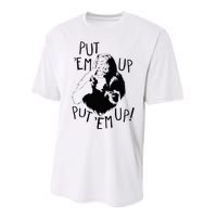 Wizard Of Oz Cowardly Lion Put Em Up Performance Sprint T-Shirt