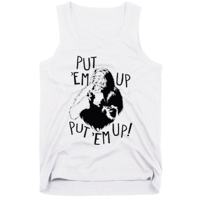 Wizard Of Oz Cowardly Lion Put Em Up Tank Top