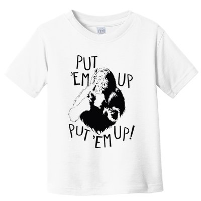 Wizard Of Oz Cowardly Lion Put Em Up Toddler T-Shirt