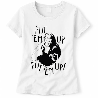 Wizard Of Oz Cowardly Lion Put Em Up Womens T-Shirt