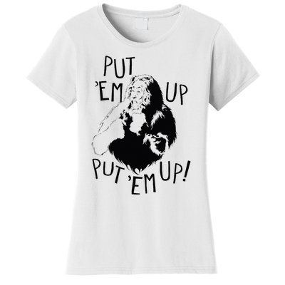 Wizard Of Oz Cowardly Lion Put Em Up Women's T-Shirt