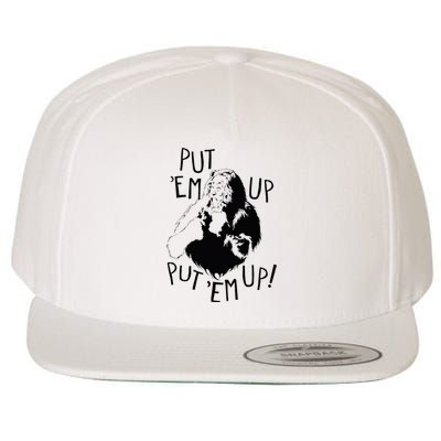 Wizard Of Oz Cowardly Lion Put Em Up Wool Snapback Cap